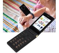 Téléphone à clapet Sénior SURENHAP M3-1 - Grand écran HD 2,8in - Double SIM - Batterie 5900mAh - Noir