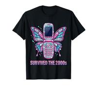 Téléphone à clapet Survived The 2000 Y2K Retro Sassy Art T-Shirt