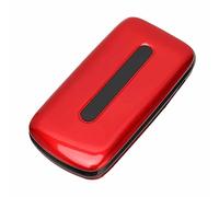 Téléphone à Clapet, Téléphone Portable à Clapet 2G Multifonctionnel Double SIM 1200 MAh pour l'extérieur (Prise UE)