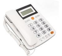 Téléphone À Gros Boutons Pour Personnes Âgées, Téléphone Fixe Filaire, Grand Écran D'Identification De L'Appelant, Appel Mains Libres Hd, Numérotation Rapide À Une Touche,