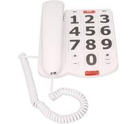 Téléphone À Gros Boutons Pour Personnes Âgées, Téléphone Fixe Filaire, Numérotation Rapide À Une Touche, Pour Personnes Âgées Malvoyantes, Sonnerie De Haut-Parleur Pour