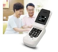 Téléphone à Rabat débloqué, 0,66 Pouces Le Plus Petit Téléphone Portable au Monde, Téléphone Portable à Rabat 2G Facile à Utiliser pour Les Personnes âgées, Super Mini Téléphone à (Blanc)