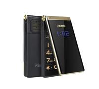 Téléphone à Rabat pour Personnes âgées, écran de 2,8 Pouces, Téléphone Portable déverrouillé à Gros Boutons, Batterie Longue Durée de 5900 MAh, Volume Fort, Double Carte SIM, (Couleur de ternissement)