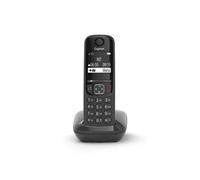 Téléphone analogique DECT AS690 avec identification de l'appelant Noir