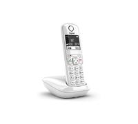 Gigaset Téléphone sans fil AS690 Mains libres Grand écran Longue autonomie ID appelant Blanc