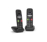 Téléphone analogique DECT Gigaset E290 Duo avec identification de l'appelant Noir G