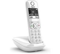 Gigaset Téléphone sans fil AS690 Mains libres Grand écran Longue autonomie ID appelant Blanc