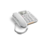 Téléphone analogique DL380 Blanc Identification de l'appelant