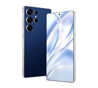 Téléphone Android déverrouillé avec support 4G LTE - FDD TDD, écran de 6,75 pouces, 4GB RAM + 64GB ROM / TF 256GB, double photo 5MP + 16MP, double carte SIM, lunette métallique (dark blue)