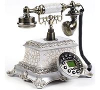Téléphone Antique Ancienne Mode Téléphone Nostalgie Rétro Bureau Téléphone Classique Pour Maison,Bureau,Etoile Hôtel, Galerie d'Art