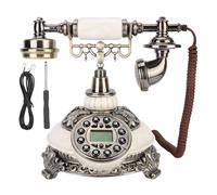 Téléphone au design antique, téléphone fixe à l'ancienne avec touches souples et élastiques pour une expérience utilisateur améliorée