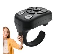 Téléphone avec télécommande à pouce - ABS 3 × 4 cm, obturateur selfie sans fil, tourne de page pour téléphone portable, contrôle du volume et plaisir automatiques | pour la photographie Outil de