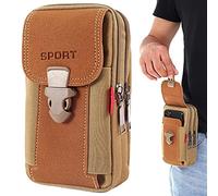 Téléphone Ceinture, GranPochette Smartphone Sacoche Ceinture Homme Multi-usages Utilitaire Poche Taille Sac Organisateur Randonnée Camping en Sac Ceinture en Nylon
