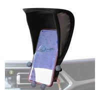 Téléphone Cellulaire Extérieur Shade Shield, Parapluie Solaire, Couverture De Crème Solaire De Téléphone, Bille De Couverture Parapluie Mobile Noir, Support Mobile Bloquants, pour La Voiture, La Moto
