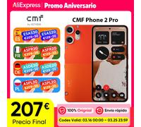 Téléphone CMF 2 Pro Version mondiale 6.77 AMOLED 120Hz MediaTek Dimensity 7300 Pro 5G 5000 mAh caméra principale 50MP 33W Global VersionBlack