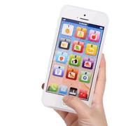 Téléphone d'apprentissage pour - Téléphone mobile jouet pour enfant bébé - Jouer au téléphone avec des lumières et de la musique, apprendre à étudier l'anglais jouet de téléphone portable faire sembla