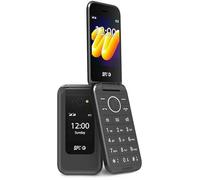 SPC Wild - Téléphone de Base 4G pour la déconnexion numérique et la première Connexion sécurisée | Appareil Photo, Double écran, Bouton SOS et Batterie de 7 Jours | Noir