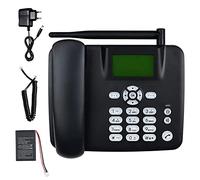 Téléphone de bureau classique Quadband GSM sans fil, carte SIM classique, téléphone fixe pour maison, bureau, hôtel, GSM (bande : 850/900/1800/1900 MHz), convient pour réseau 2G, téléphone de bureau