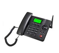 Téléphone de bureau classique quadribande GSM sans fil, carte SIM classique, double carte GSM double veille, fonction d'identification de l'appelant, fonction mains libres, pour entreprise ou famille,