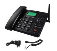 Téléphone de Bureau GSM sans Fil, Style Desktop pour Usage Domestique, avec Fente à Carte SIM, Main Libre, SMS, Radio, Prend en Charge Plusieurs Langues, pour Maison et Bureau.