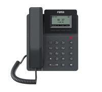 Téléphone de bureau SIP Fanvil V50P, 2 comptes SIP, PoE, écran 2,3", conférence à 6