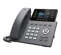 Téléphone de bureau SIP Grandstream GRP2624, 4 comptes SIP, 8 touches de ligne, Wi-Fi et Bluetooth, Gigabit PoE
