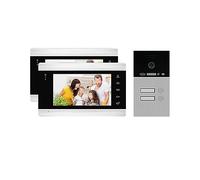 Téléphone De Porte Vidéo WIFI For Appartements Prise En Charge L'interphone Carte RFID Déverrouiller Le Contrôle Mobile For Plusieurs Ménages Gamme D'environnements Domestiques(J-B6-P253-M706SA-C2)