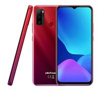 Téléphone Debloqué Ulefone Note 10P, 3Go RAM 128Go ROM, Triple Caméra 13MP, Smartphone Double SIM, 6,5'' HD+, 3 Emplacements pour Cartes, Android 11, Batterie 5500mAh, Empreintes Digitales Rouge