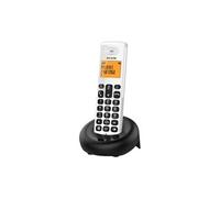 Téléphone DECT Alcatel E160 avec identification de l'appelant Noir, Blanc