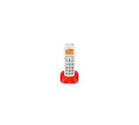 Téléphone DECT Bravo Bright avec identification de l'appelant Rouge