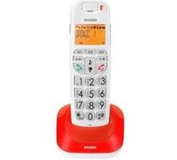 Téléphone DECT Bravo Bright avec identification de l'appelant Rouge