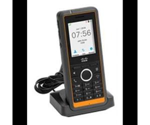 Téléphone DECT Cisco CP-6825-RGD-CE-K9= sans fil écran 2" identification appelant haut-parleur noir