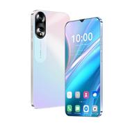 Téléphone déverrouillé, Écran de 6,3 pouces, smartphone 4G - LTE FDD TDD, double caméra, 2GBRAM, 16GBROM, extension 128GB, double carte SIM, convient aux utilisateurs débutants (1, white)