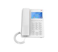 Téléphone d'hôtel Grandstream GHP630 SIP avec écran, blanc