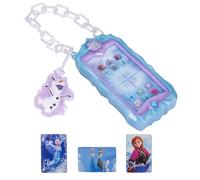 Téléphone Disney La Reine des Neiges « ICY Magic » | Jakks Pacific,Téléphone interactif pour filles, Avec lumières, sons et phrases d'Elsa, Boutons à presser pour l'activer, 3+