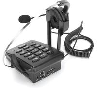 Téléphone D'Opérateur, Pavé Numérique De Centre D'Appels, Téléphone Filaire, Microphone Rotatif Avec Microphone Omnidirectionnel Pour Bureau De Centre D'Appels À Domicile