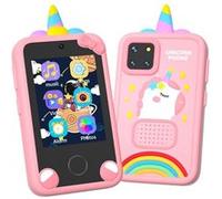 Téléphone Éducatif Unicorn pour Enfant 48MP Écran 2,8" LCD Tactile Antichoc Avizar Rose Rose