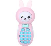 Téléphone électronique Jouet Cartoon Kid Mobile Téléphone portable Histoire de la musique Jouets éducatifs roses