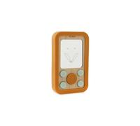 Téléphone En Silicone Et Bois Mr Fox - Orange