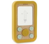 Telephone en silicone et bois - Mr. Lion Orange G