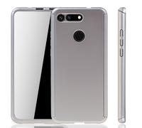 Téléphone Étui de Protection pour Huawei Honor View 20 Couverture Complet Argent