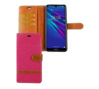 Téléphone Étui de Protection pour Huawei Y6 (2019) Pochette Portefeuille