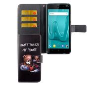 Téléphone Étui de Protection pour Wiko Lenny 4 Plus Pochette Portefeuille