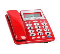 Téléphone Filaire à Grandes Touches pour Personnes âgées, réduction du Bruit, avec Affichage d ' Appel, pour Entendre, Chambre d ' Amis, hôtel, Bureau, Ligne Fixe Filaire pour Usage Domestique