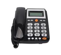 Téléphone Filaire à Gros Boutons, Téléphone Fixe Filaire LCD à luminosité Réglable Téléphone Fixe Filaire Téléphone Fixe à Gros Boutons