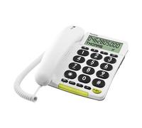 PhoneEasy 312cs - Téléphone filaire avec ID d'appelant - blanc