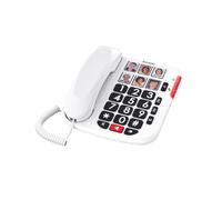 Téléphone filaire - ALCATEL - Tmax10+ewe - Blanc - Téléphonie - Fixe