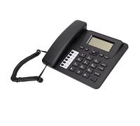 Téléphone Filaire de Bureau, Ligne Fixe à Bouton D'affichage LCD, Réveil Mains Libres avec Identification de L'appelant, Téléphones à Cordon pour le Bureau de L'hôtel à la Maison, Téléphone Fixe Class