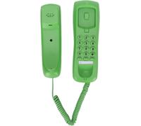 Téléphone Filaire D'hôtel,Téléphone Filaire de Bureau,Prise en Charge de la Sourdine,Pause,Rappel,Service de Veilleuse,Sonnerie Musicale,Téléphone Fixe,pour Bureau/hôtel/Maison(Vert).[U102]