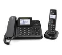 Téléphone filaire et sans fil avec répondeur Doro Comfort 4005 - Noir